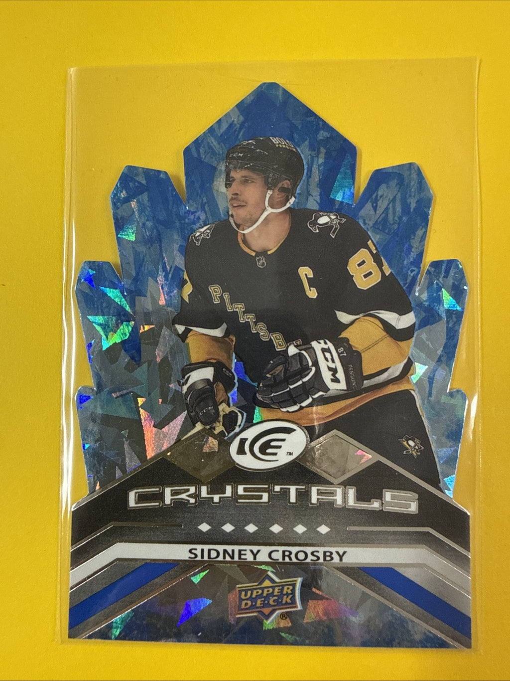 Sidney Crosby 2021/22 UD Ice Crystals Card - front