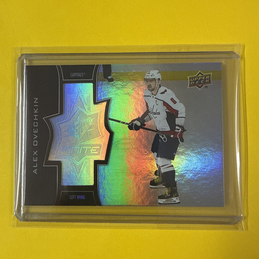Alex Ovechkin 2020/21 UD SPx Finite Card 84/99 - front