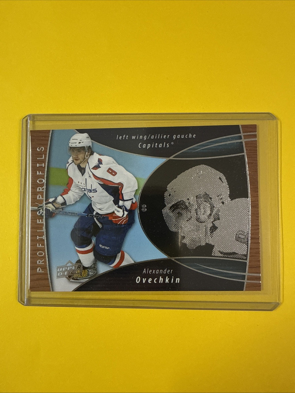 Alexander Ovechkin 2008/09 McDonald Profils Card - front