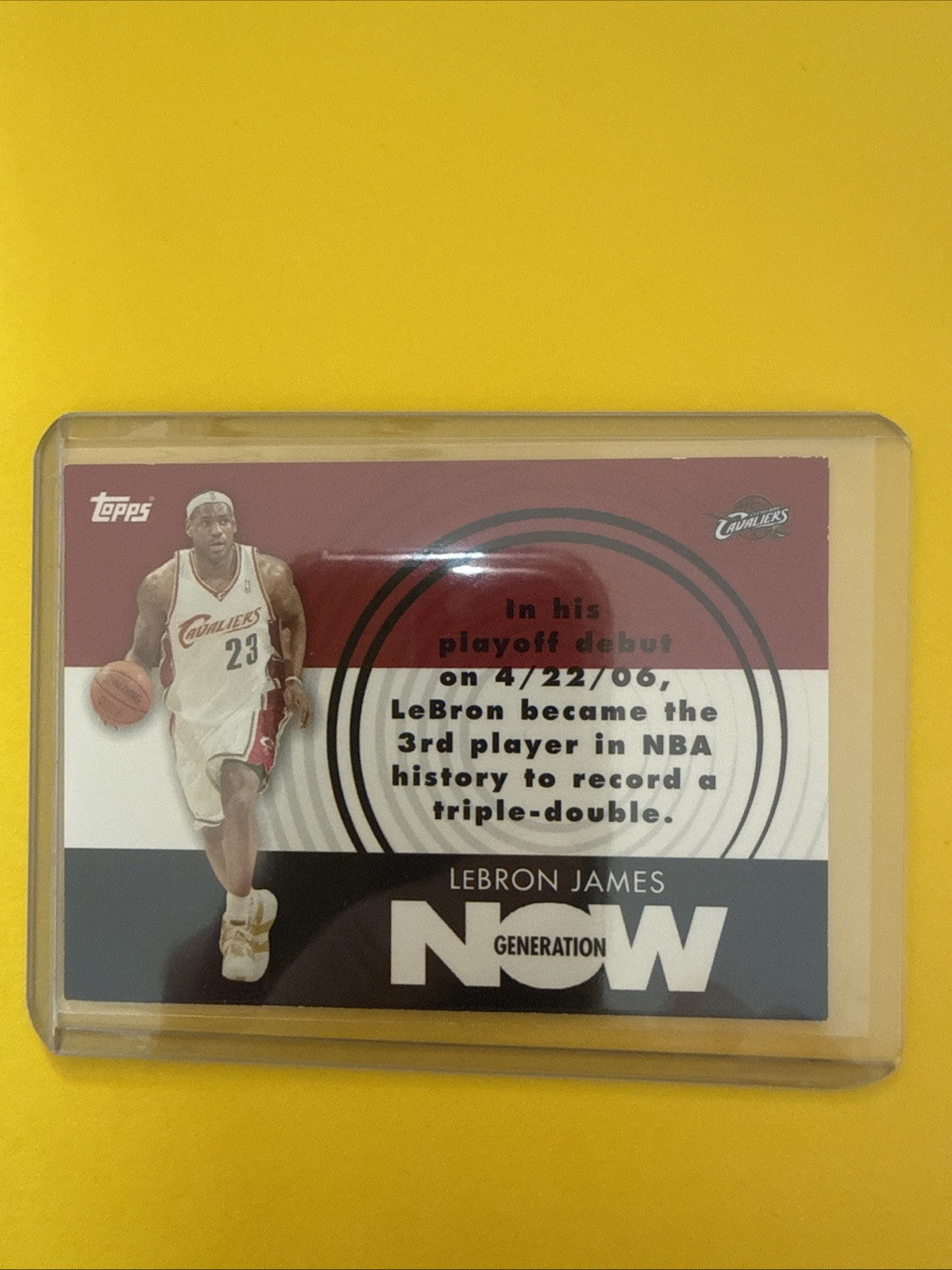 LeBron James 2007/08 Card - front