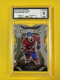Cole Caufield 2021 O Pee Chee Platinum Die Cut Rookie Card Graded 9 - front