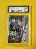 Sidney Crosby 2010 Adrenalyn Ultimate Signature Card Graded 7 - front