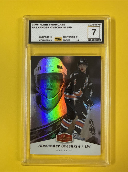Alex Ovechkin 2006 Flair Showcase Card Graded 7 - front