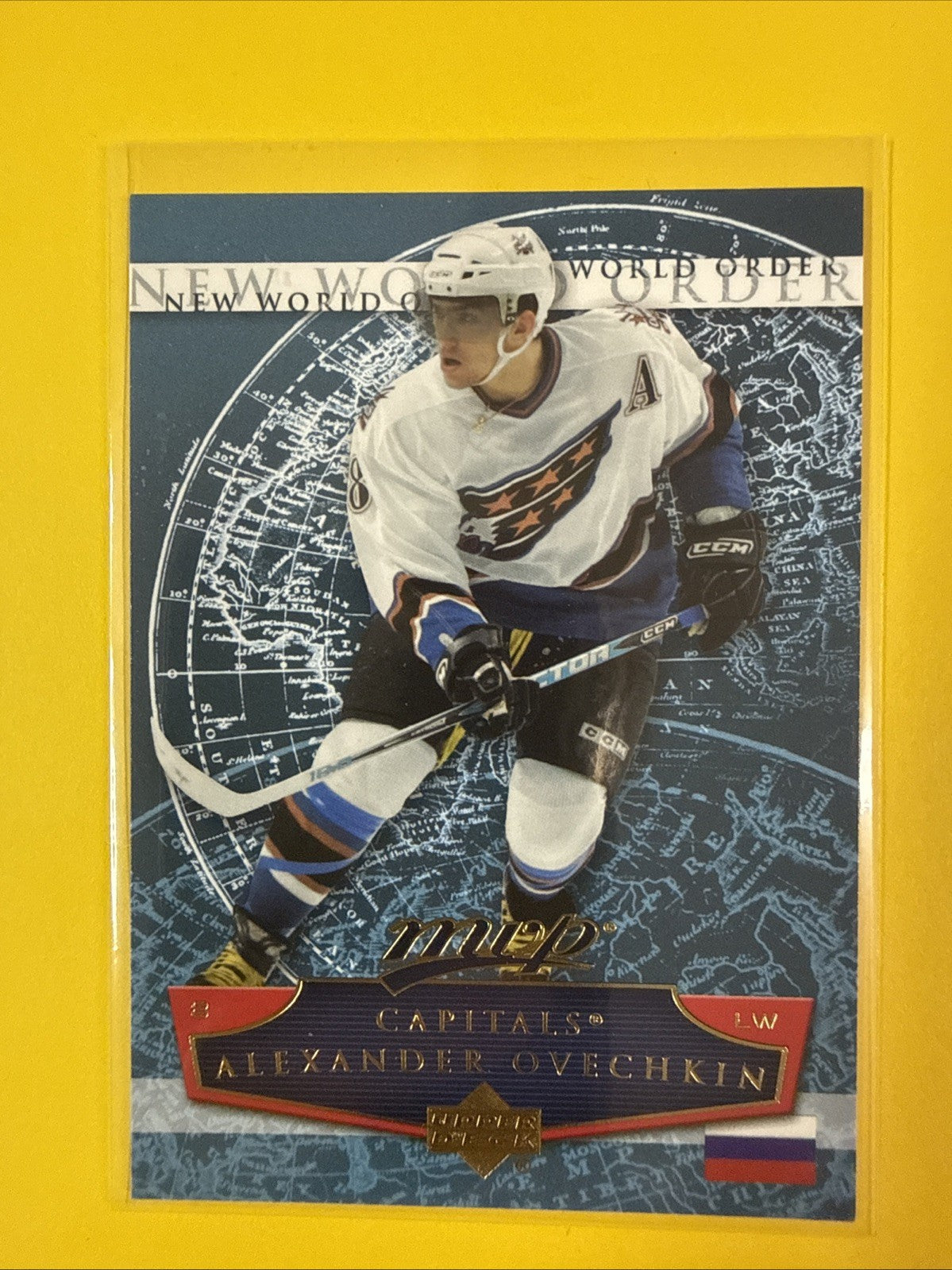 Alex Ovechkin 2007/08 Mvp New World Order Card - front