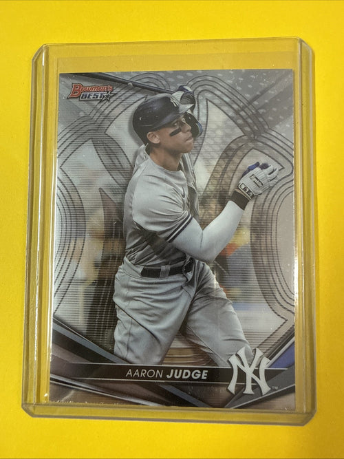 Aaron Judge 2022 Topps Bowman Best Chrome Card - front