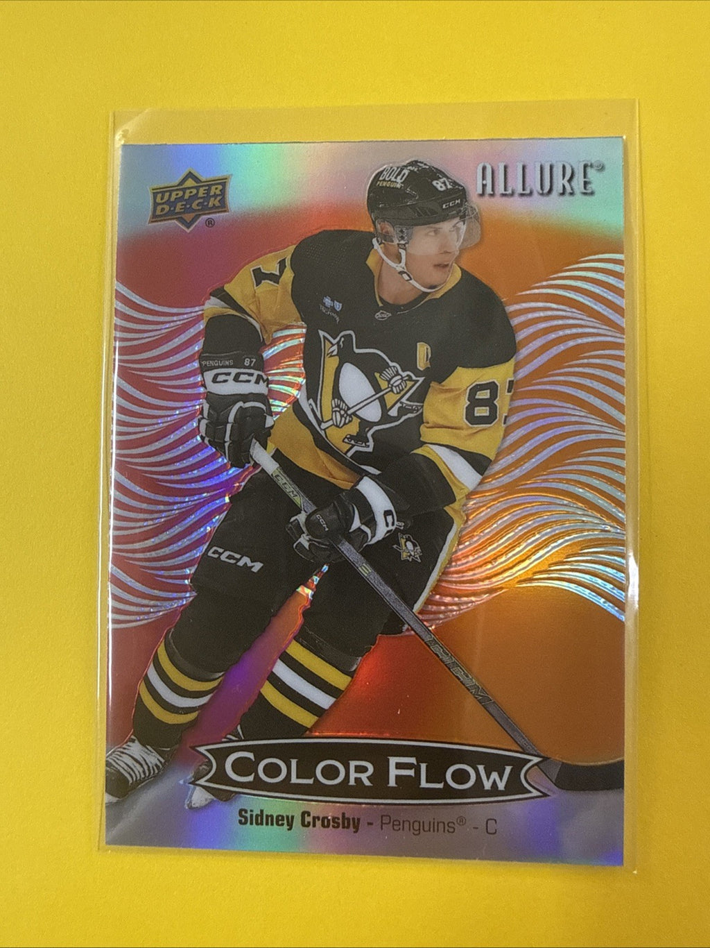Sidney Crosby 2024/25 Allure Red/orange Card - front
