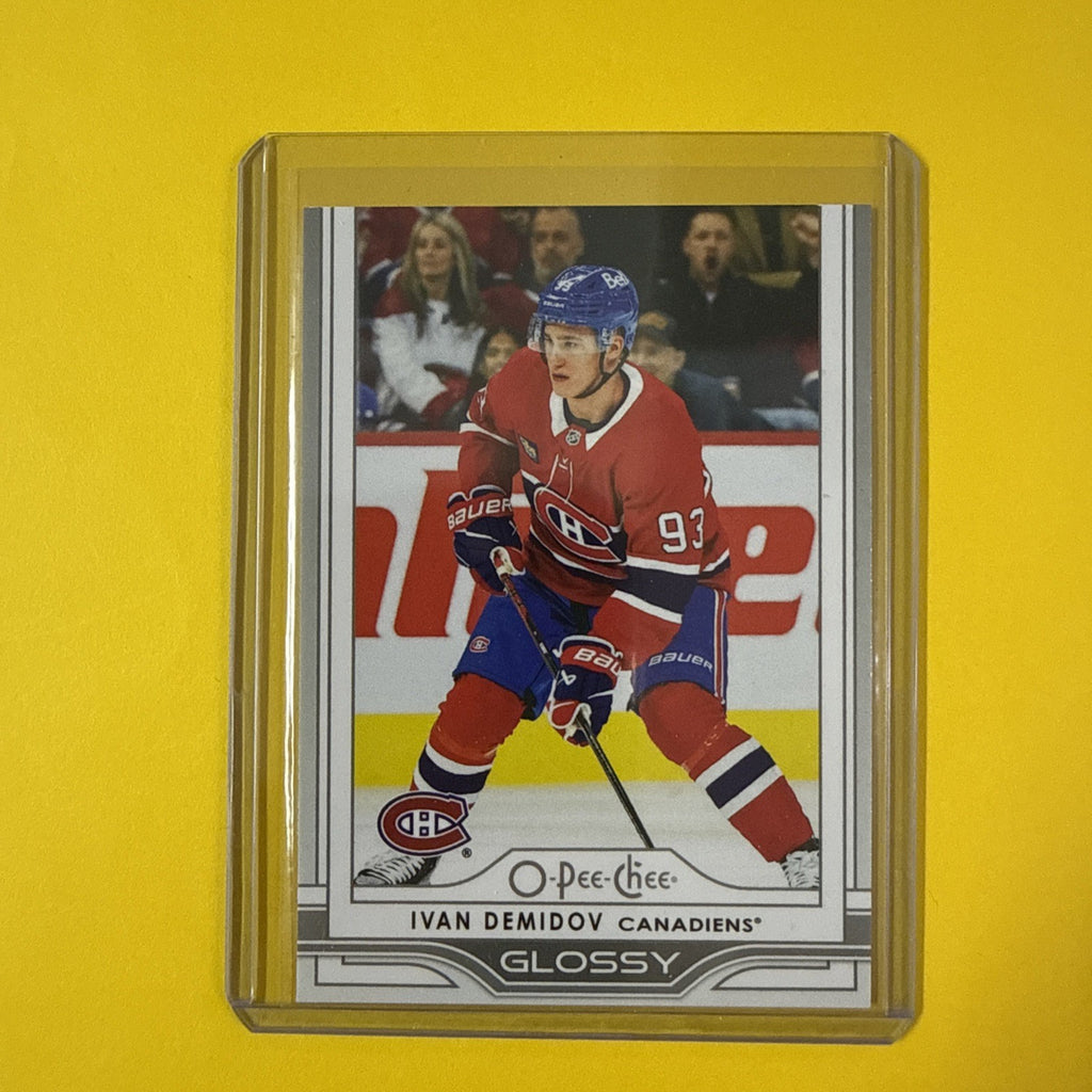 Ivan Demidov 2025/26 O Pee Chee Glossy Rookie Card - front