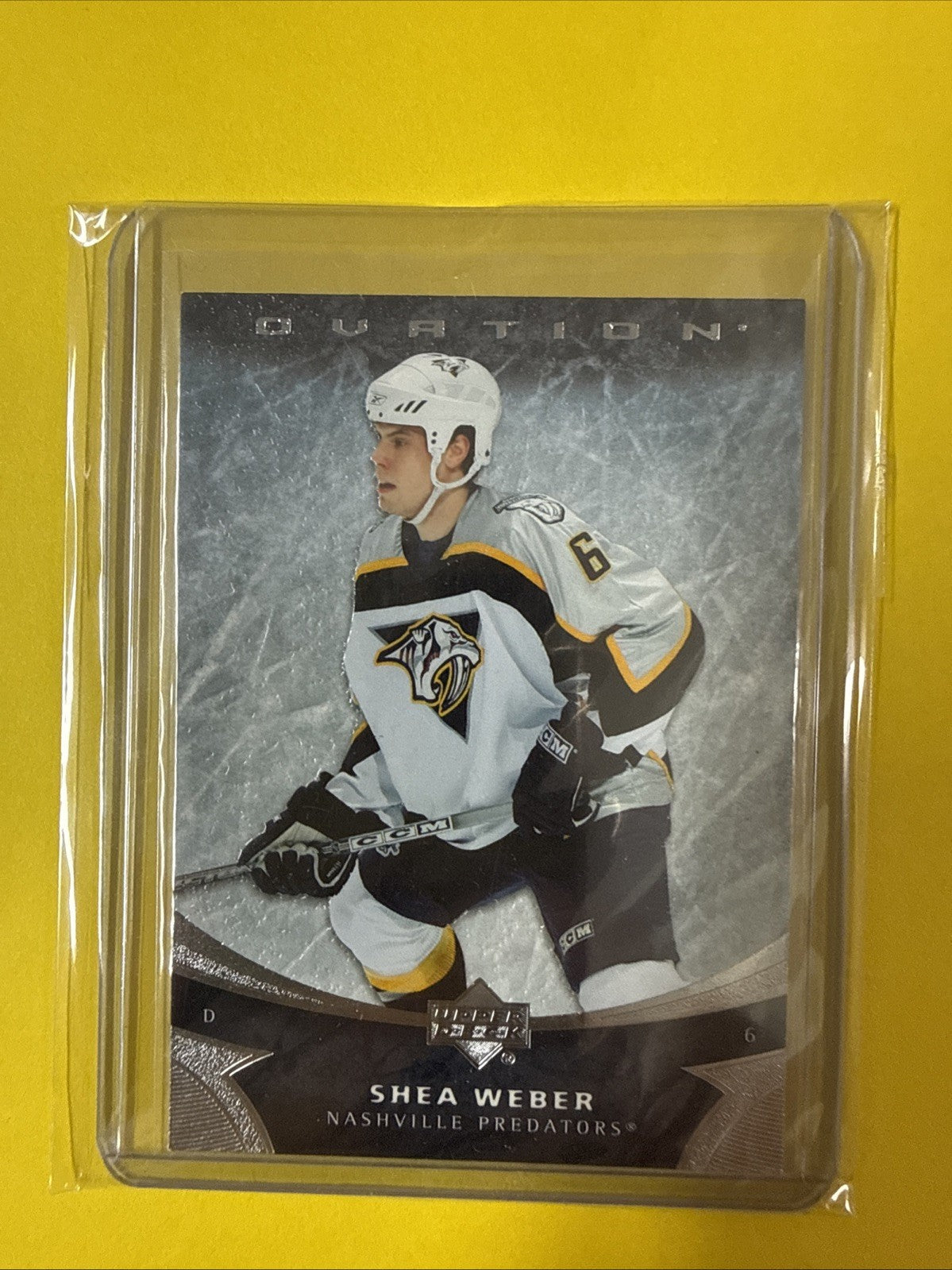 Shea Weber 2006/07 Ovation Rookie Card - front
