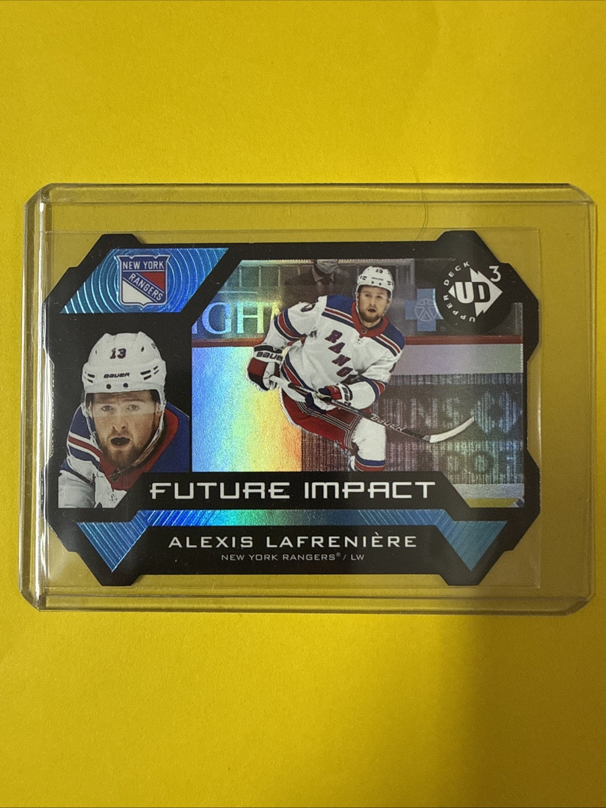 Alexis Lafreniere 2020/21 UD Rookie Card 670/1000 - front