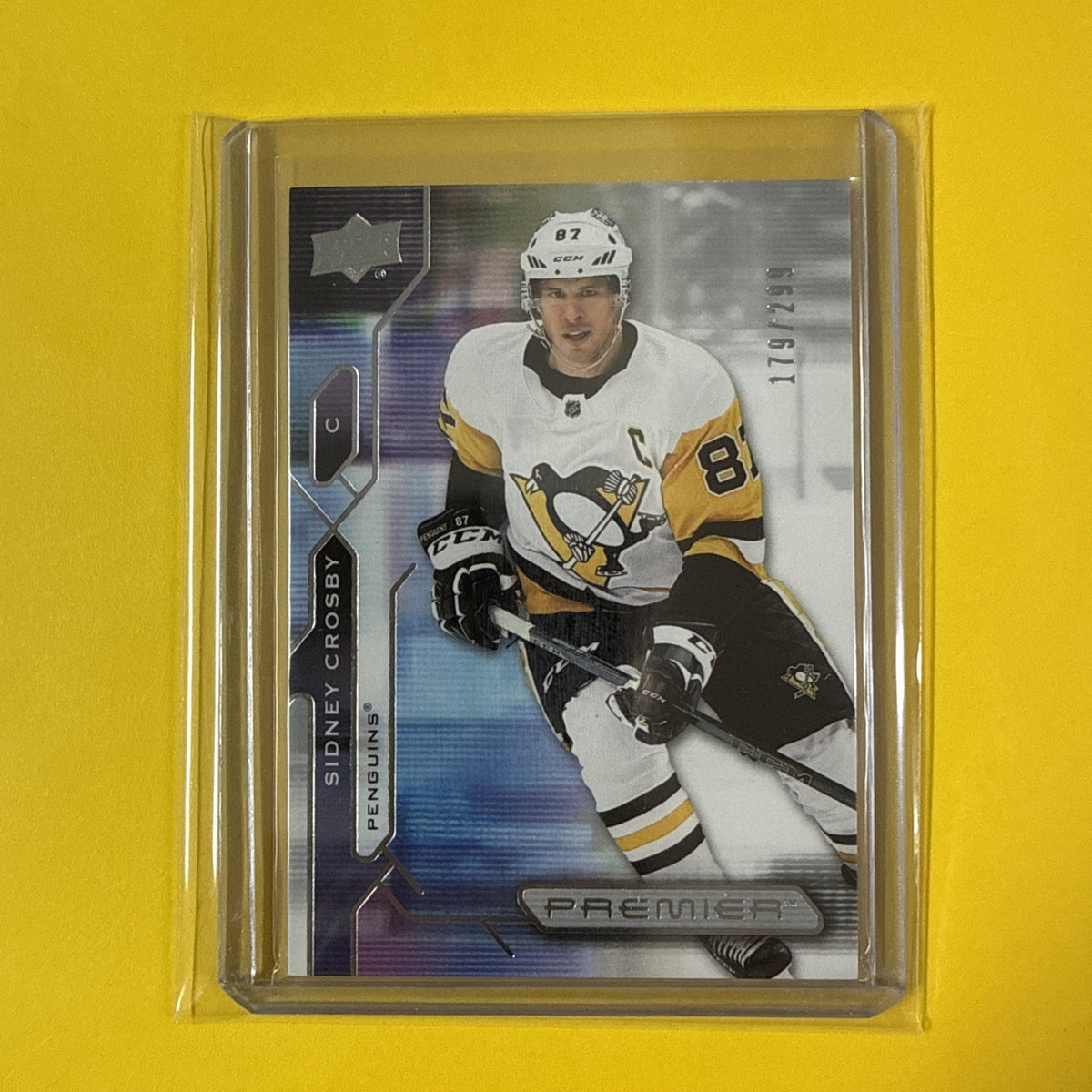 Sidney Crosby 2021/22 Premier Card Out of /299 - front