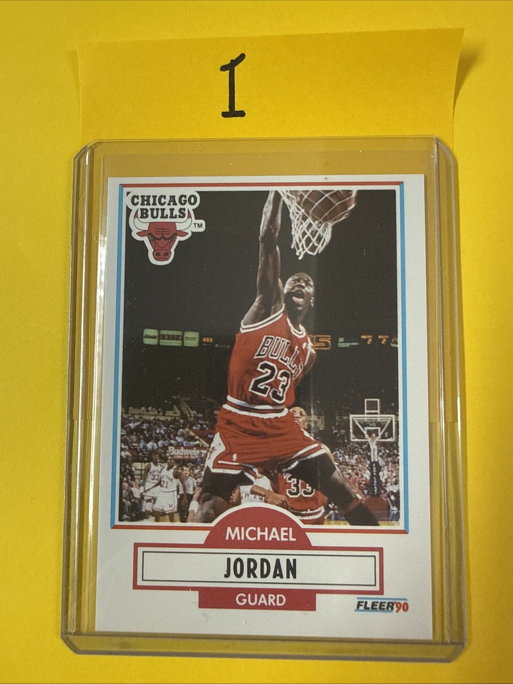 Michael Jordan 1990/91 Fleer Card #26 - front