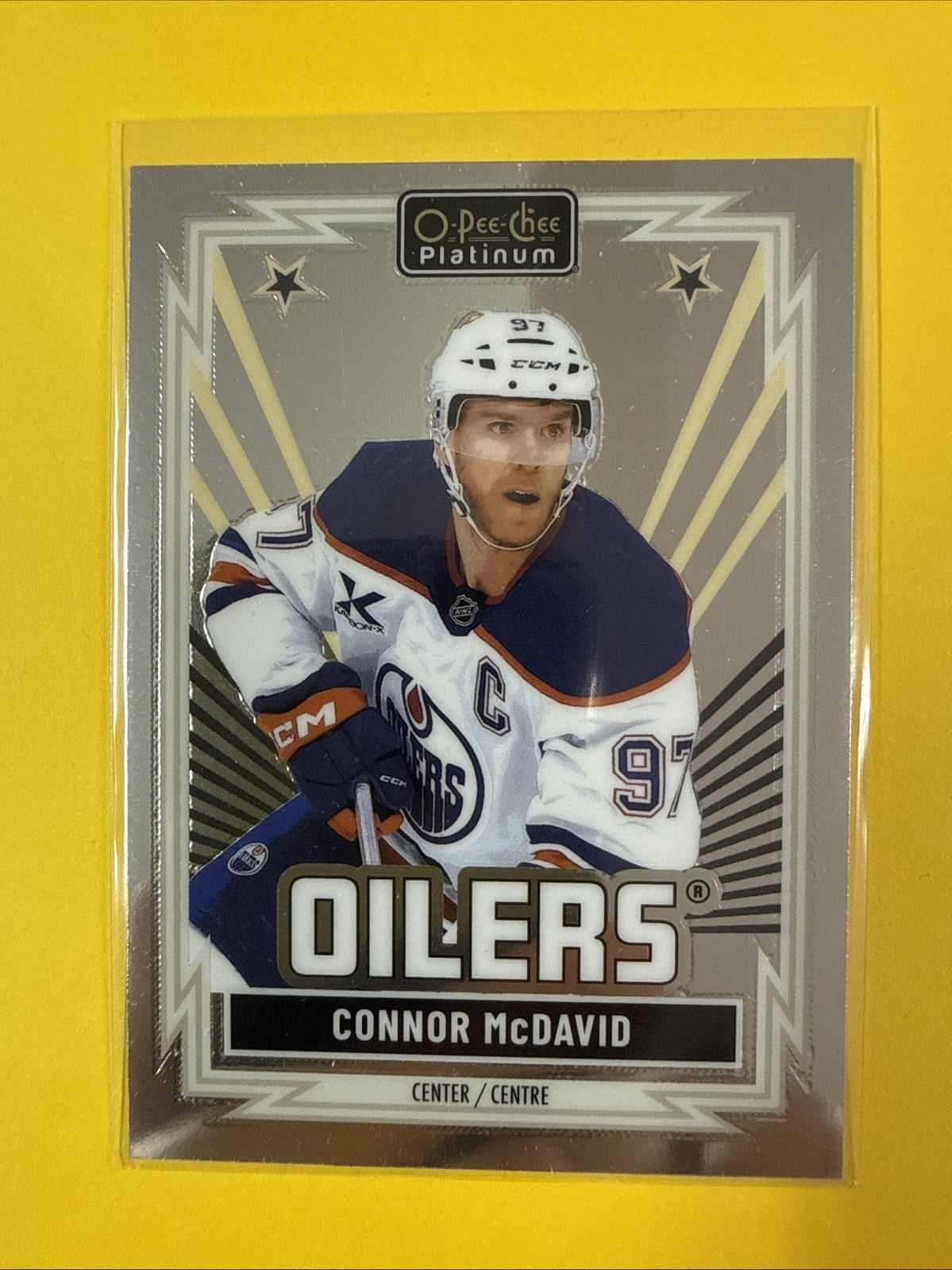 Connor McDavid 2025/26 O Pee Chee Platinum Retro Card #R-49 - front