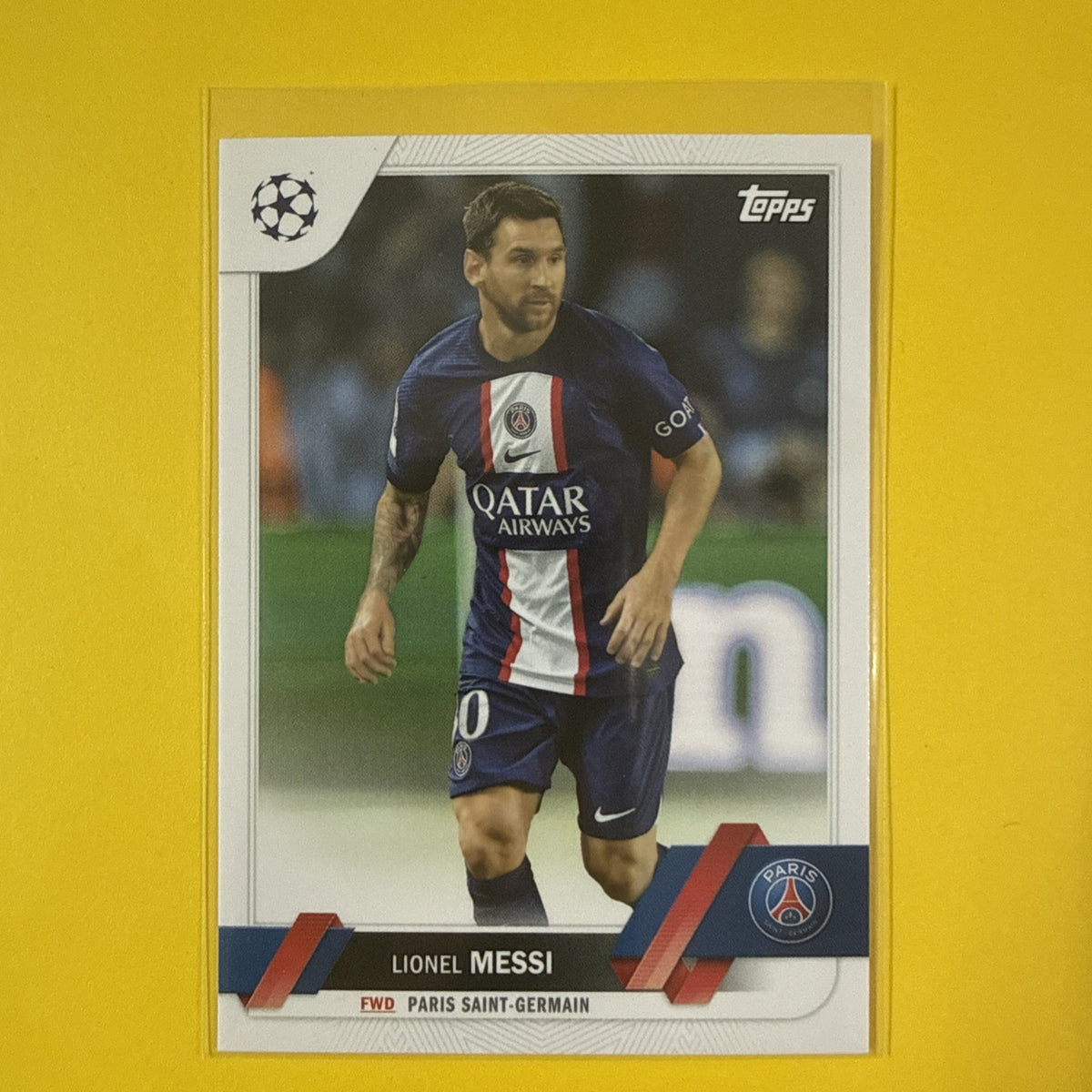 Lionel Messi 2022/23 Topps Card - front