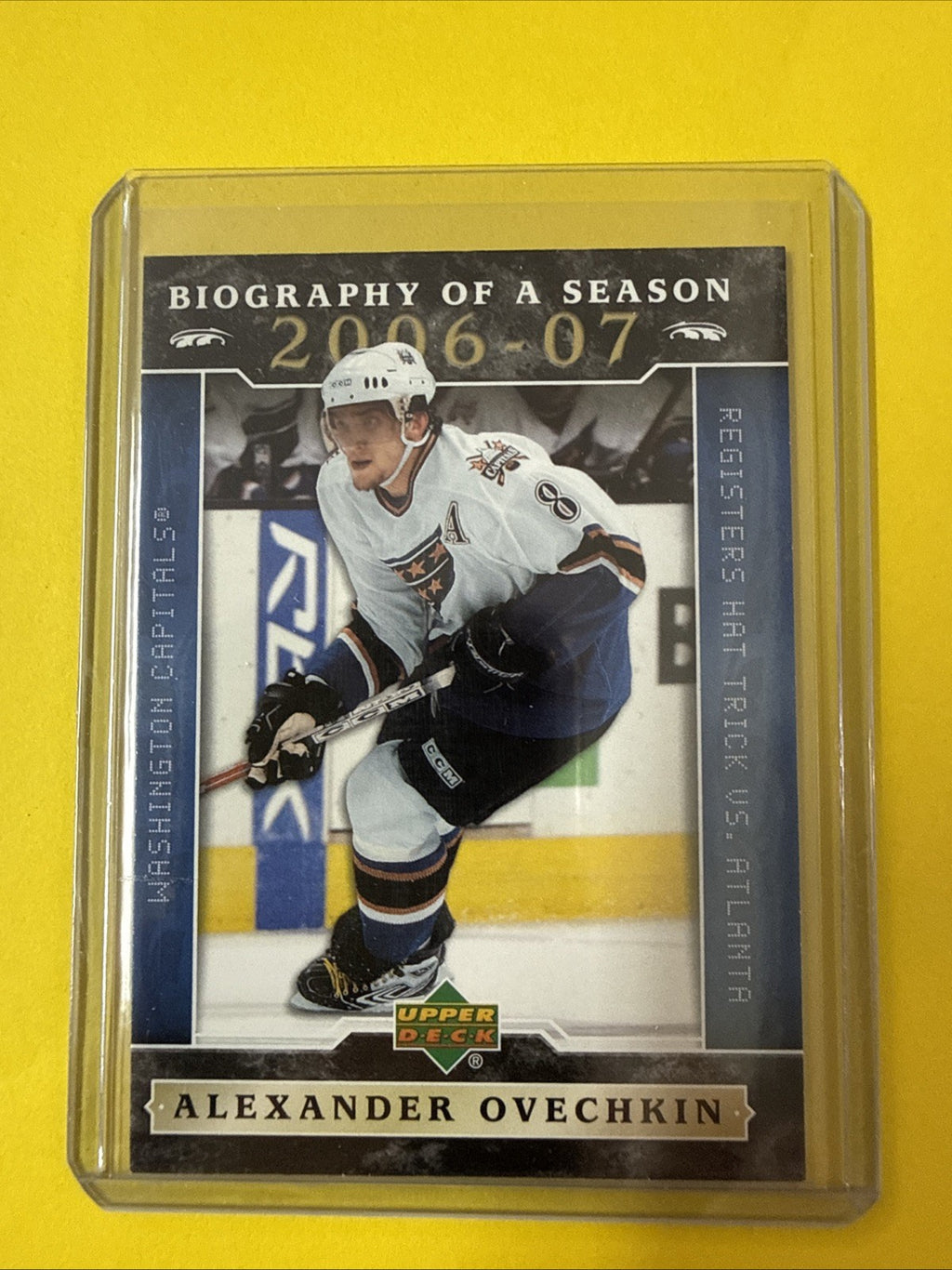Alexander Ovechkin 2006 Hockey Card - front