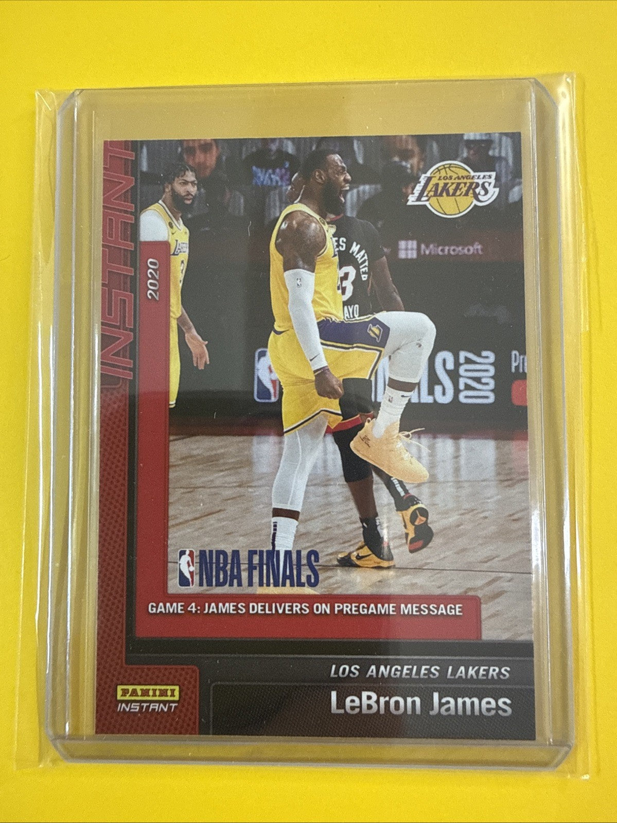 LeBron James 2019/20 Panini NBA Card - front