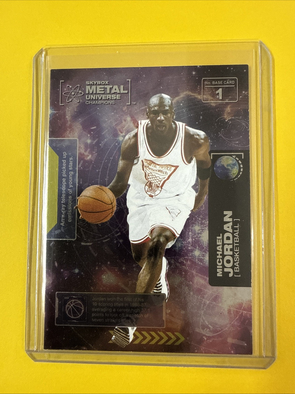 Michael Jordan 2021 Metal Universe Champions Card #1 - front