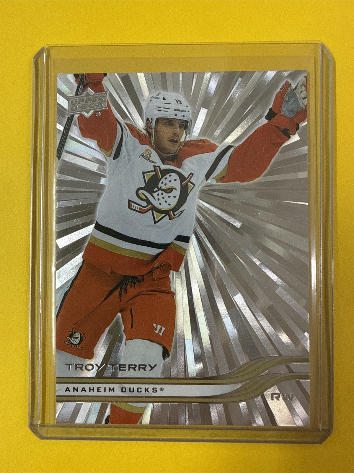 Troy Terry 2025/26 UD Outburst Card #256 - front