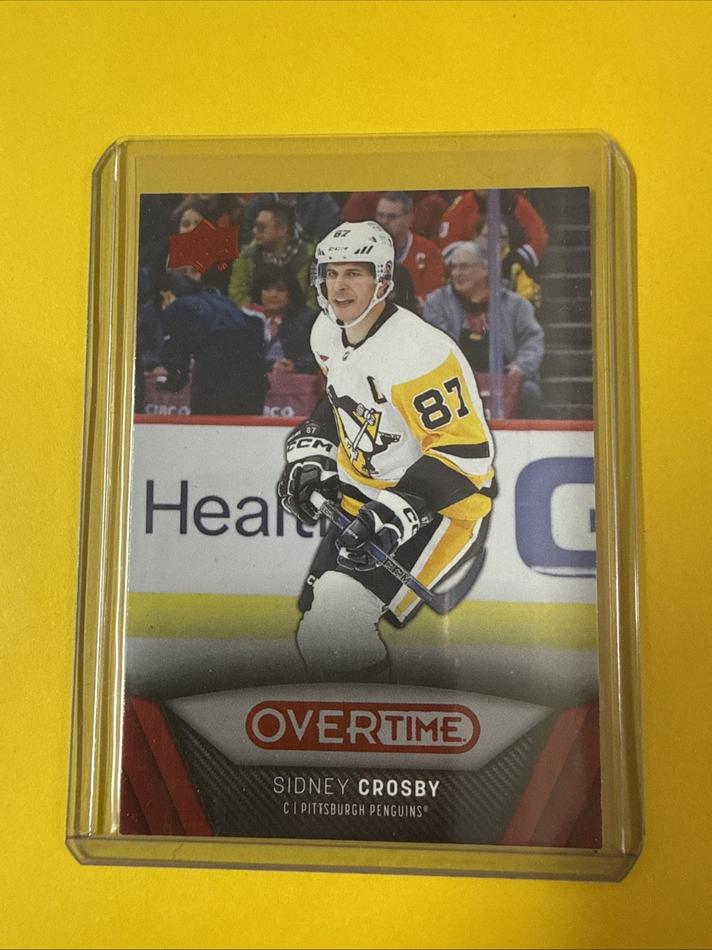 Sidney Crosby 2024/25 Overtime Red Card - front