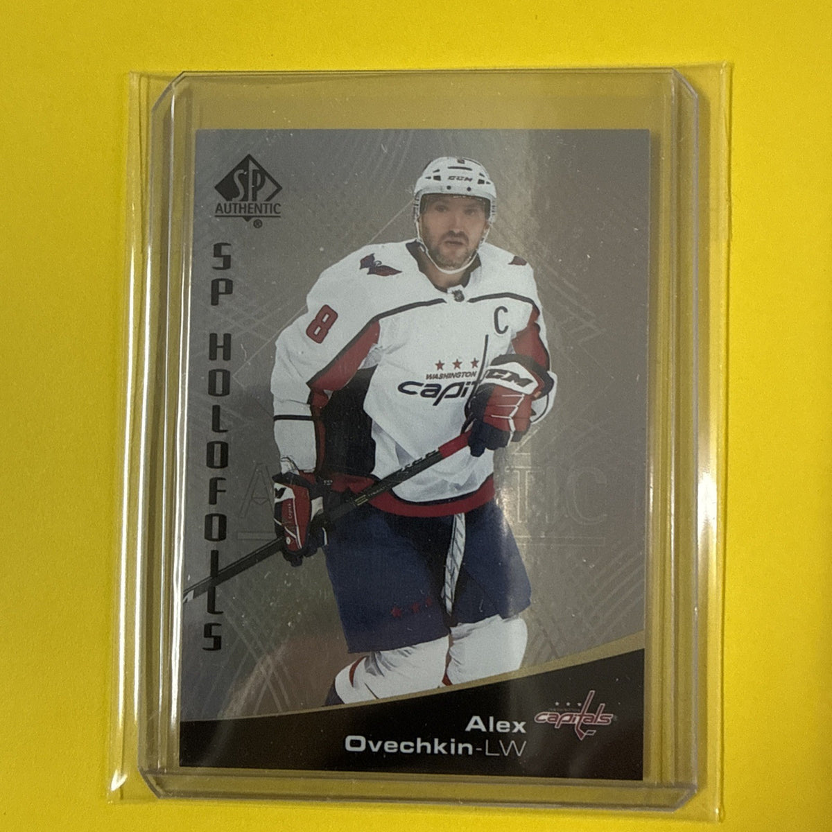Alex Ovechkin 2021/22 SP Authentic Holo Foils Card - front