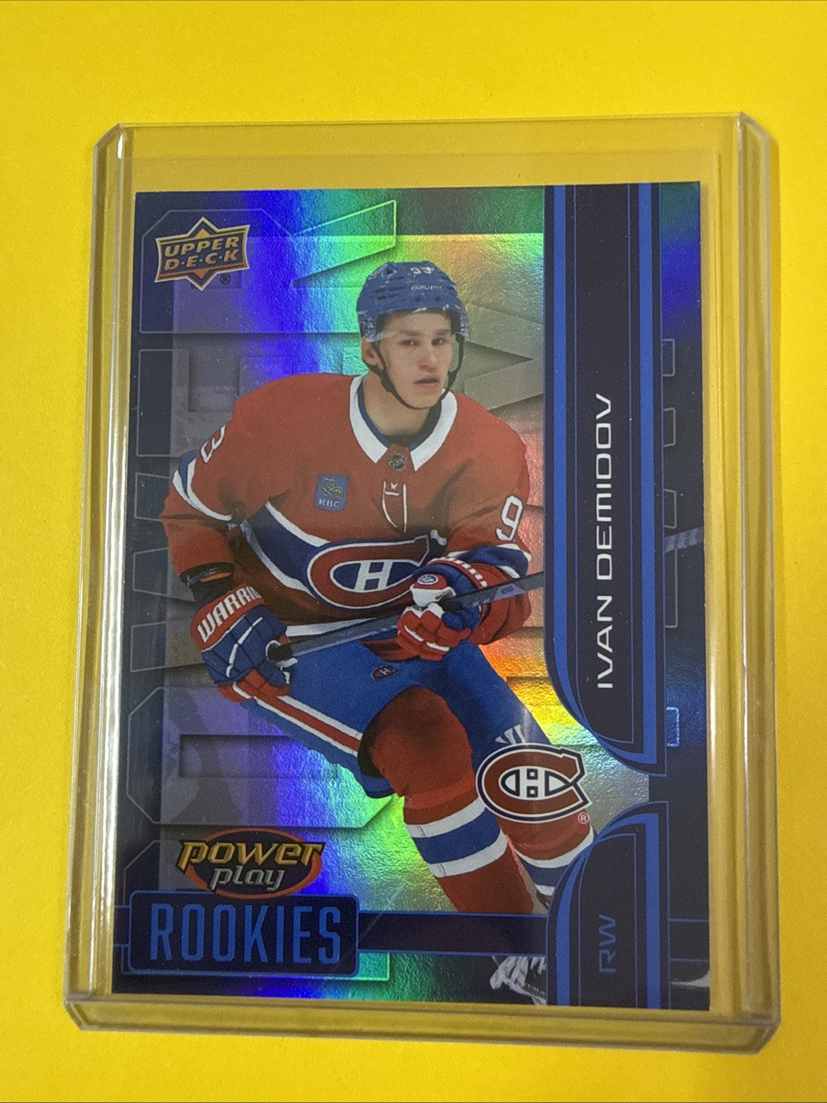 Ivan Demidov 2025/26 UD Power Play Rookie Card - front