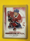 Lane Hutson 2024/25 SP Authentic Future Watch Red Limited Rookie Card - front