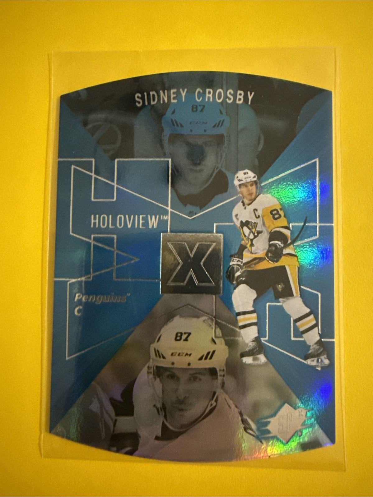 Sidney Crosby 2023/24 UD Holoview Card - front