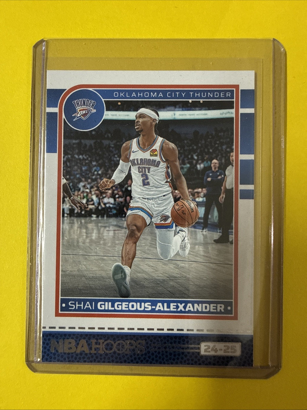 Shai Gilgeous Alexander 2024/25 NBA Hoops Card - front