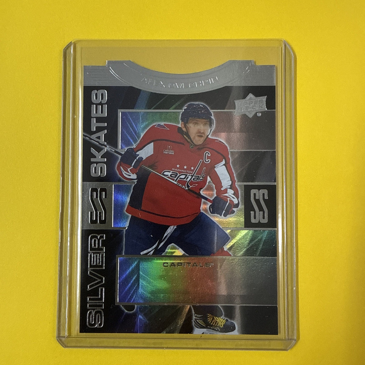 Alex Ovechkin 2023/24 UD Silver Skates Card - front