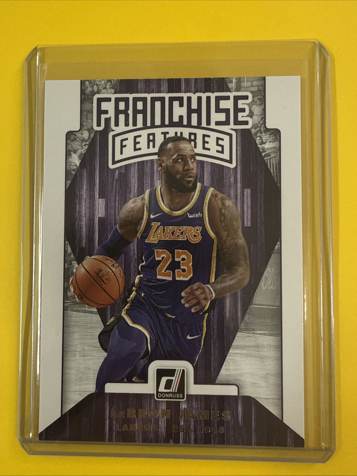 LeBron James 2019/20 NBA Card - front