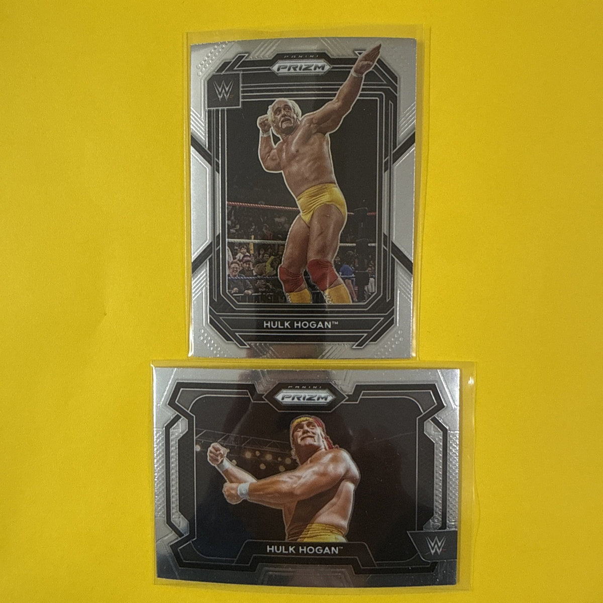 Hulk Hogan 2 Chrome Cards - front