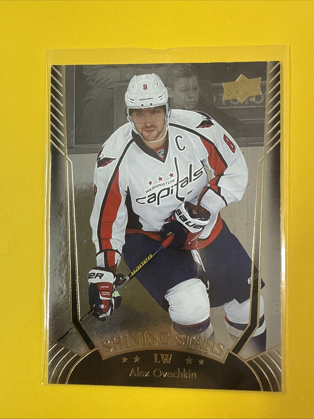 Alex Ovechkin 2016/17 UD Shining Stars Card - front