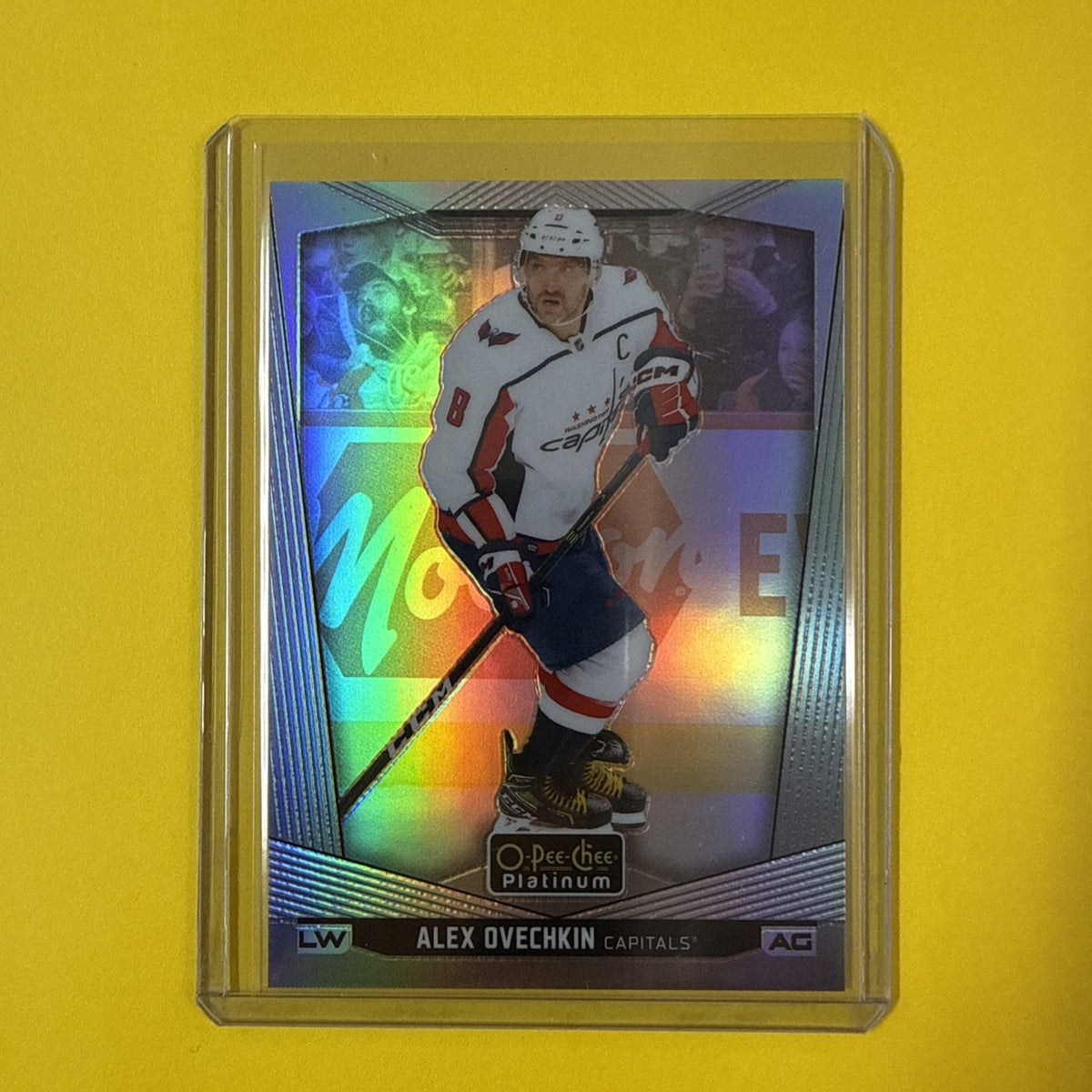 Alex Ovechkin 2024/25 O Pee Chee Platinum Rainbow Card - front