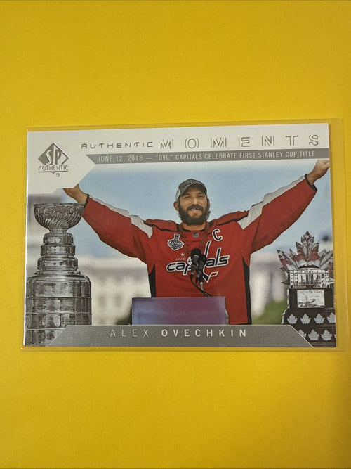 Alex Ovechkin 2018/19 SP Authentic Moments Card - front