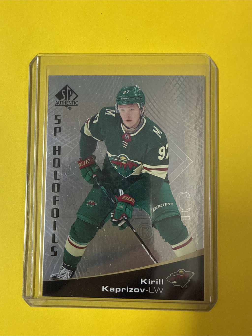 Kirill Kaprizov 2021-22 SP Authentic Holo Foils Card - front