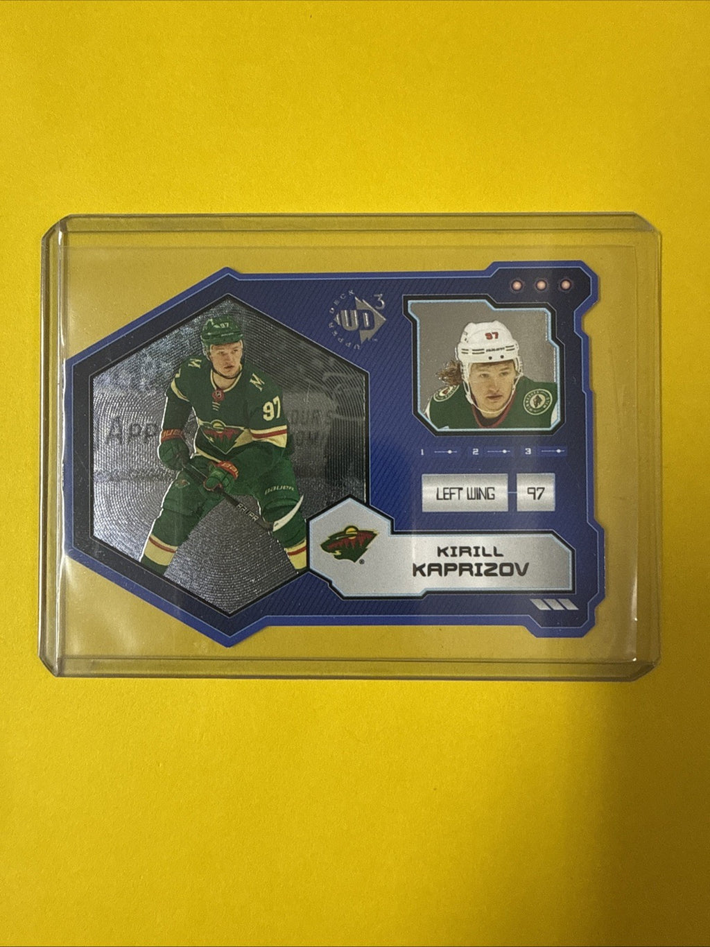 Kirill Kaprizov 2021/22 UD Extended Cards 599/1000 - front