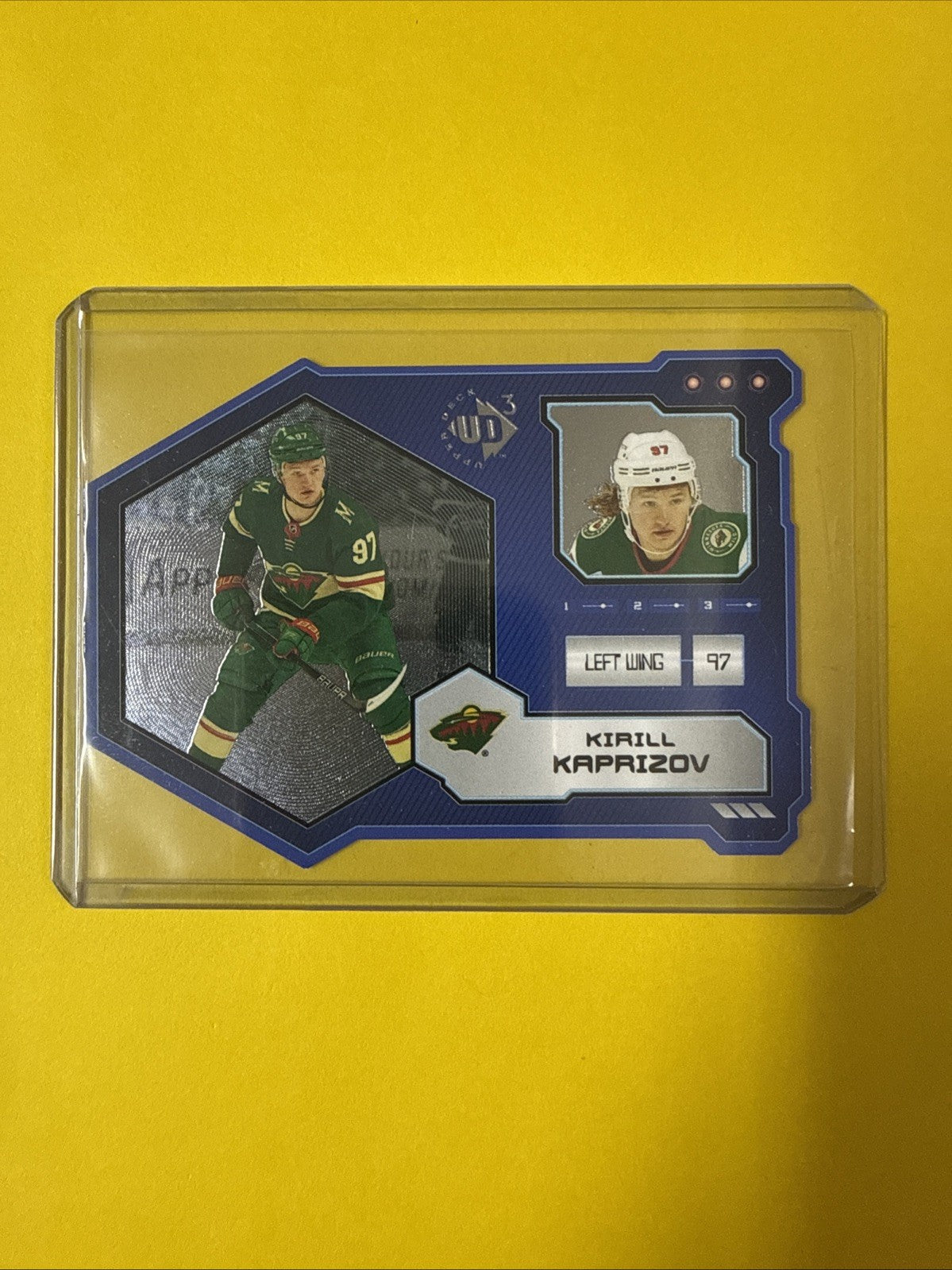 Kirill Kaprizov 2021/22 UD Extended Cards 599/1000 - front