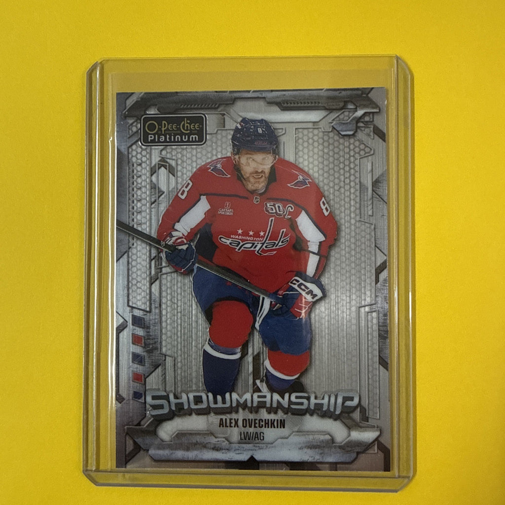 Alex Ovechkin 2024/25 O Pee Chee Platinum Showmanship Card - front