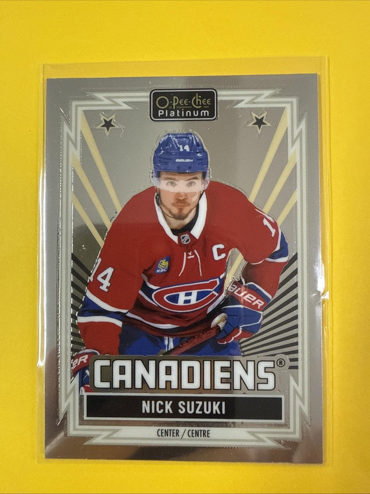 Nick Suzuki . 2025/26 O Pee Chee Platinum Retro Card - photo 3