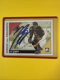 P.k Subban 2007 in the Game Autographed Card - front