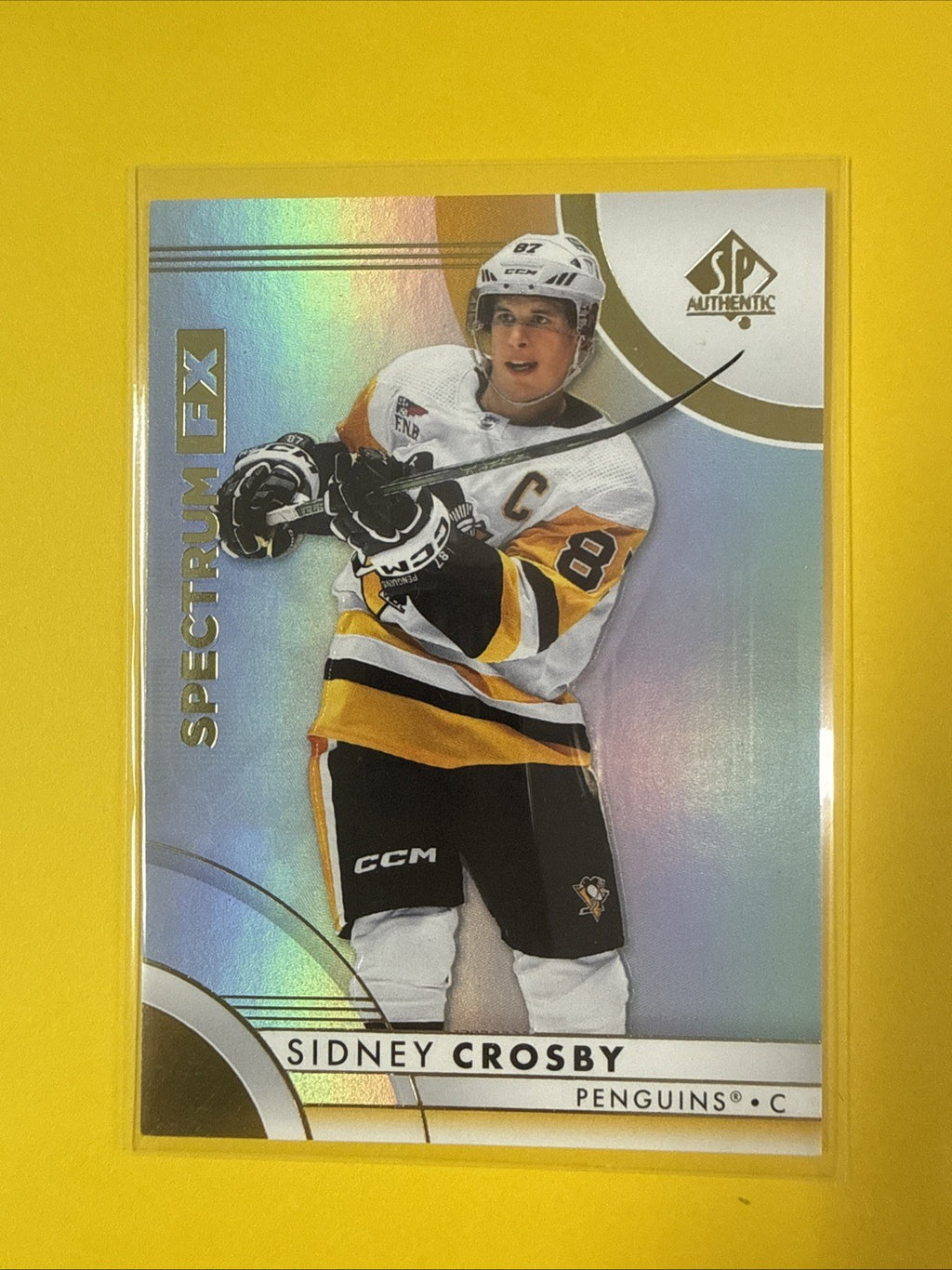 Sidney Crosby 2023/24 SP Authentic Spectrum FX Card - front