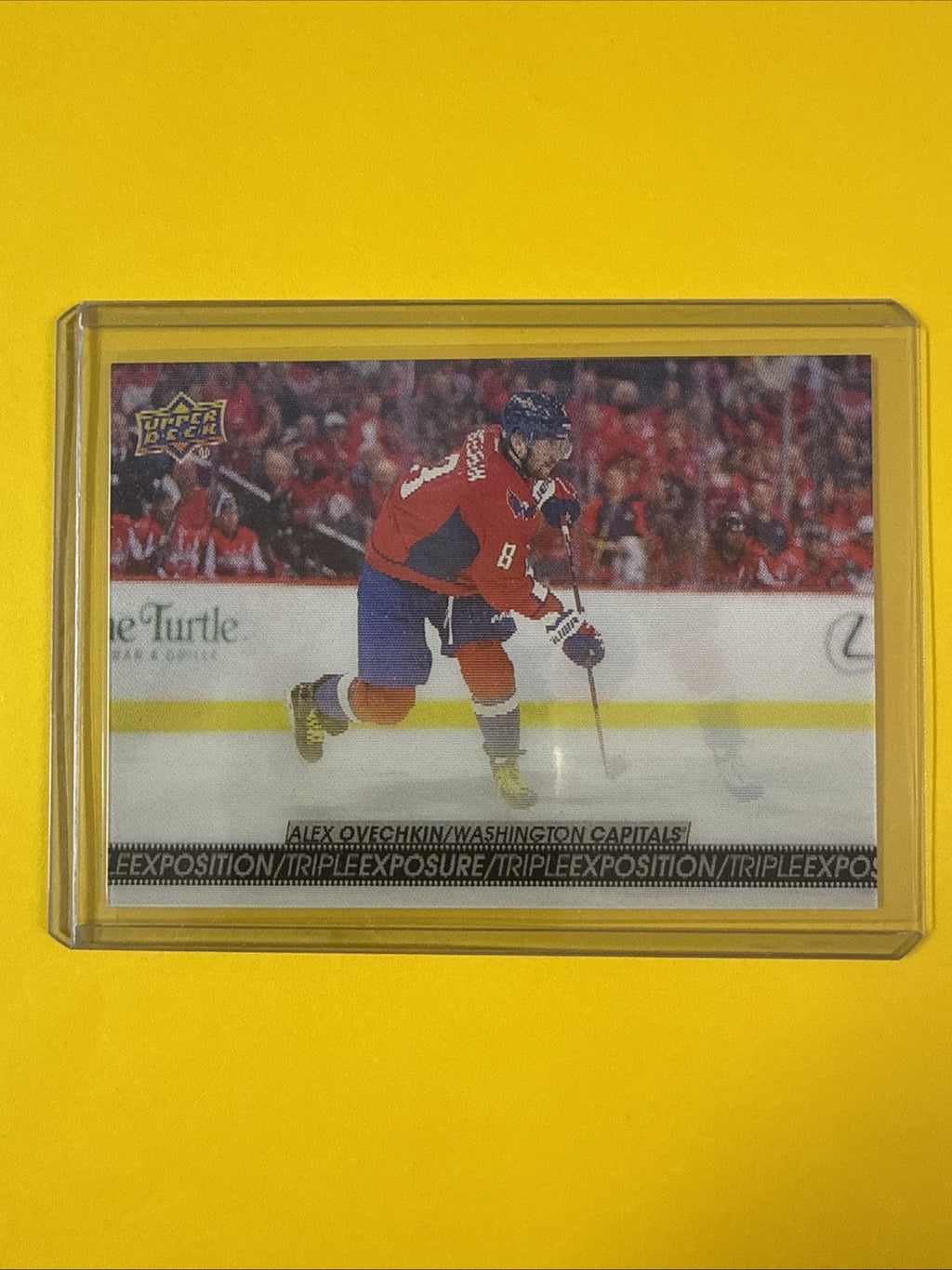 Alexander Ovechkin 2017/18 Tim Hortons Triple Exposure Hockey Card - front