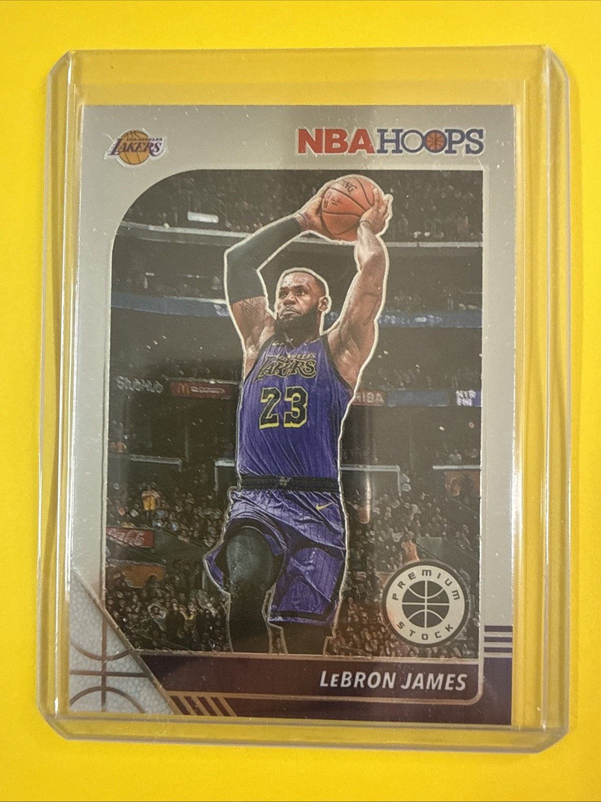 LeBron James 2019/20 NBA Card - front