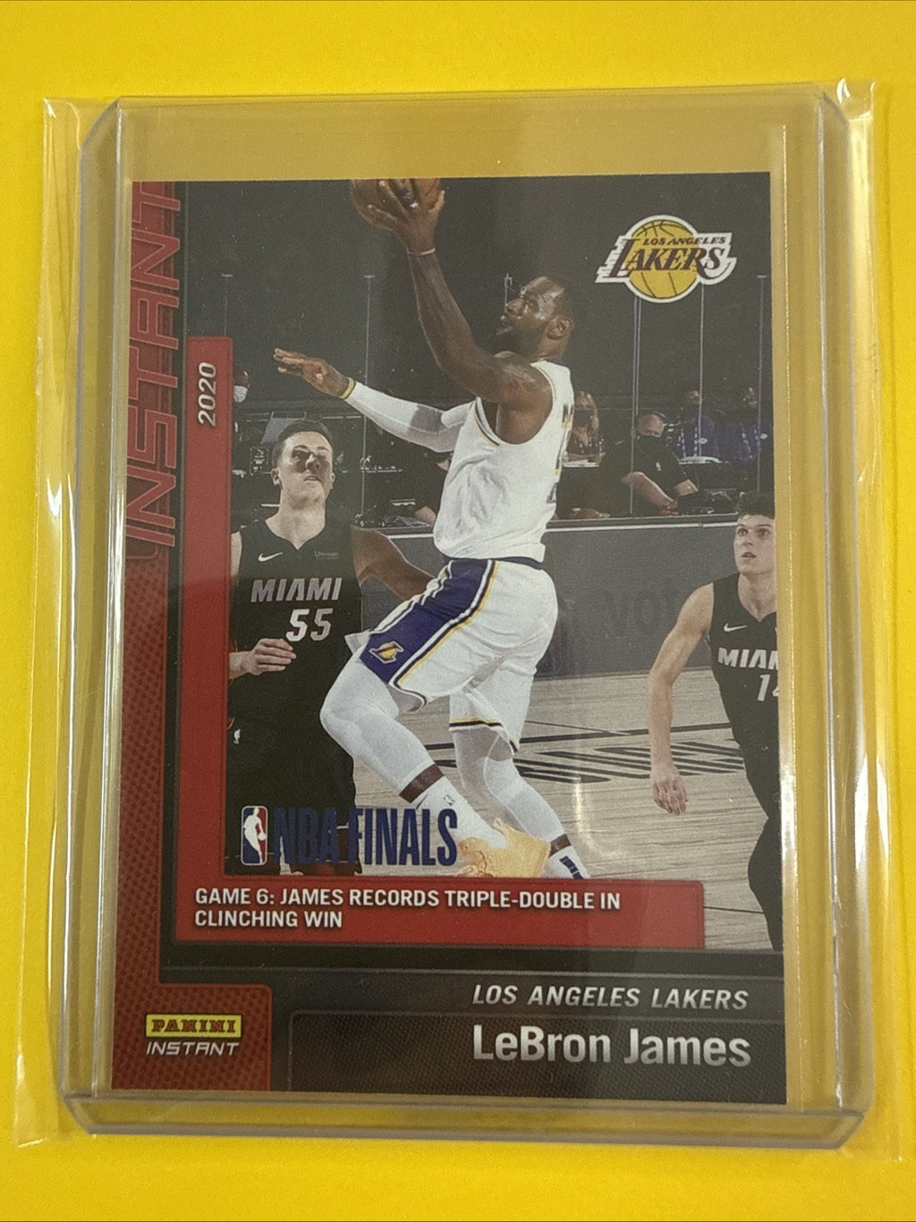 LeBron James 2019/20 Panini NBA Card - front