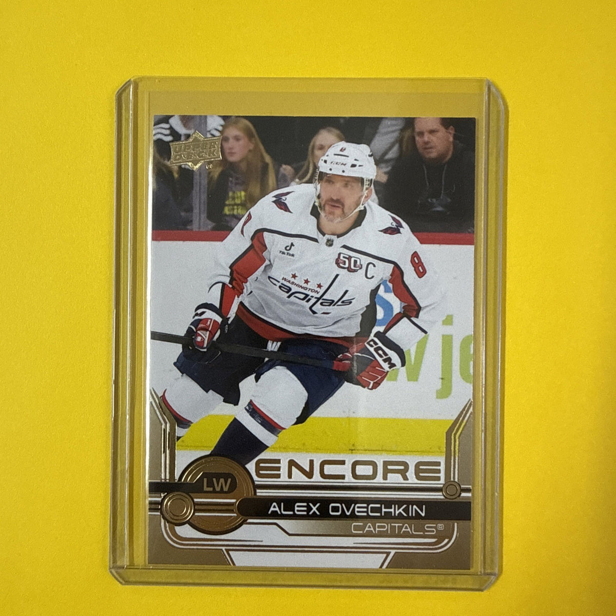Alex Ovechkin 2024/25 UD Encore Gold Card - front