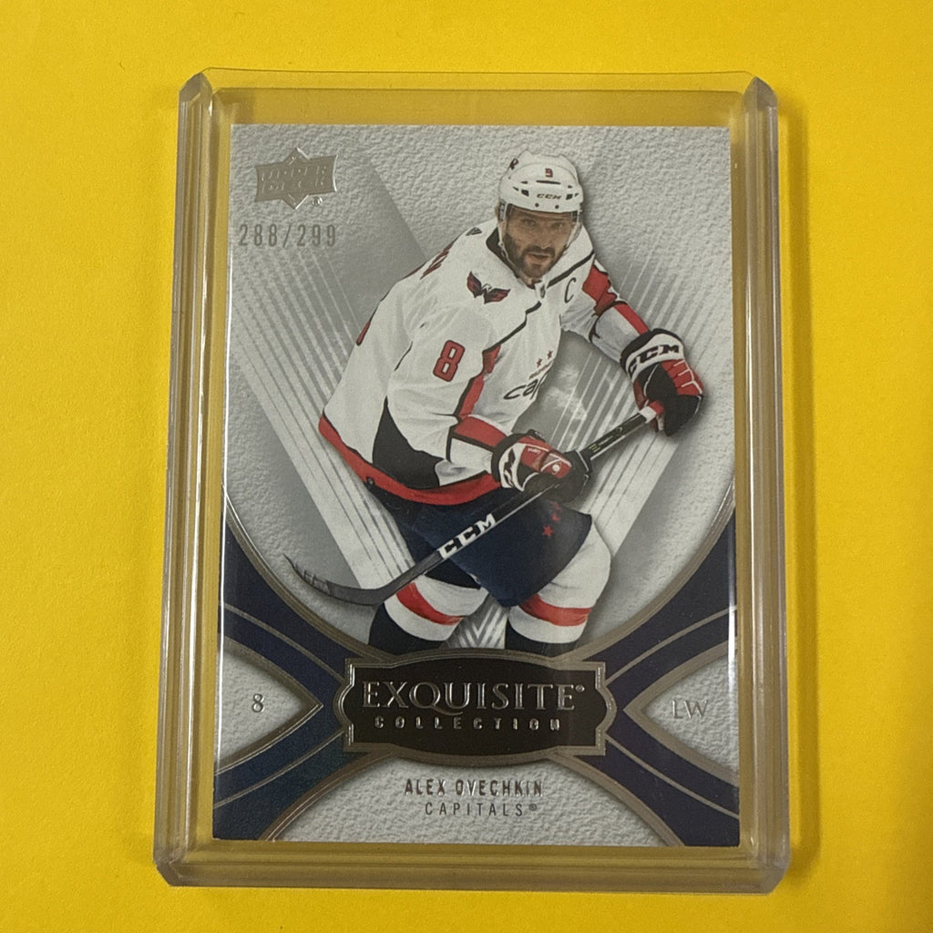 Alex Ovechkin 2022/23 Exquisite Collection Card 288/299 - front