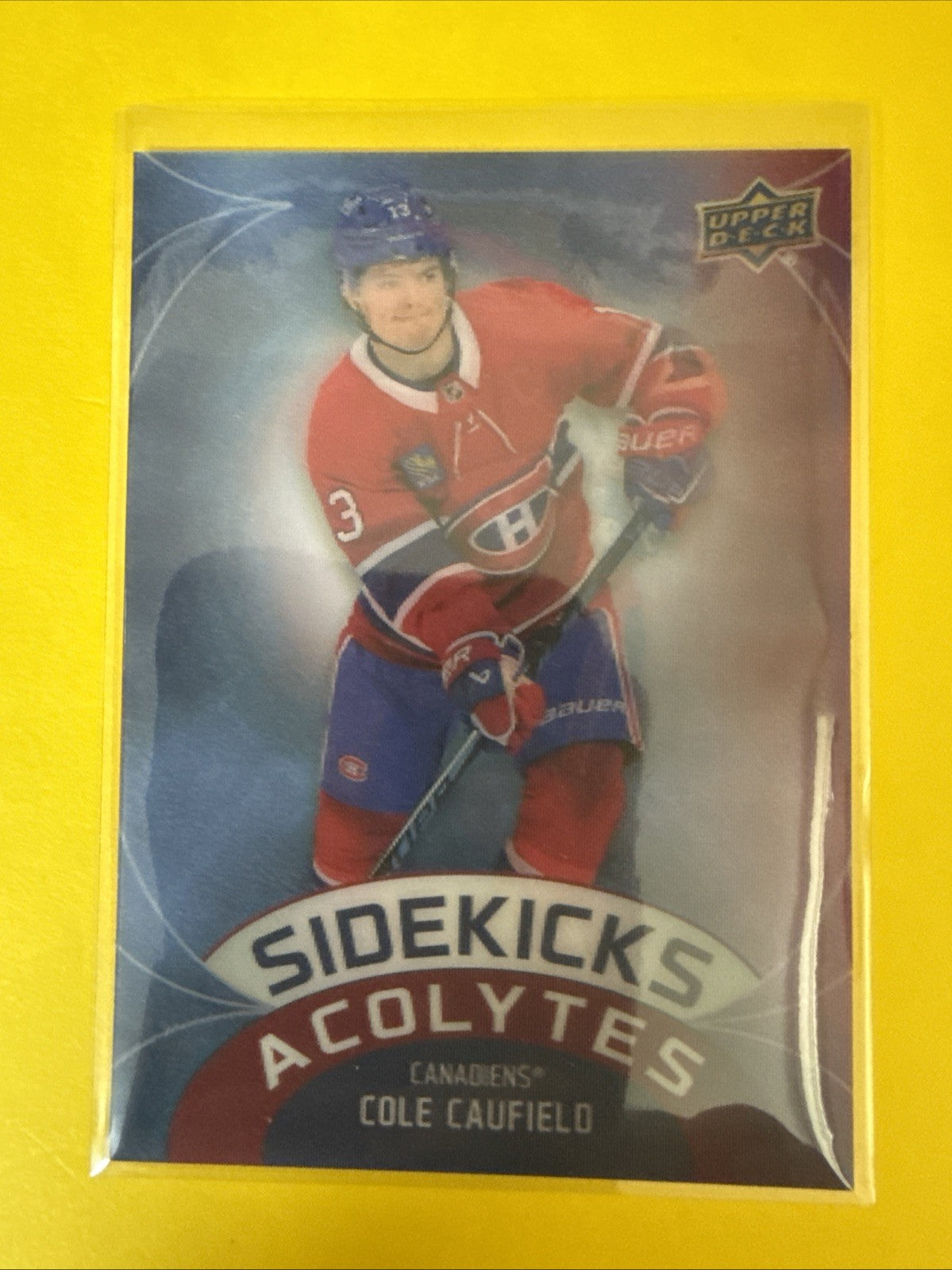 Nick Suzuki / Cole Caufield . 26/27 Tim Hortons Card Sidekicks Acolytes - front