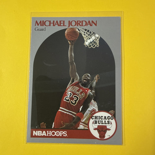 1990-91 NBA Hoops - All-Star Game Michael Jordan #65 - front
