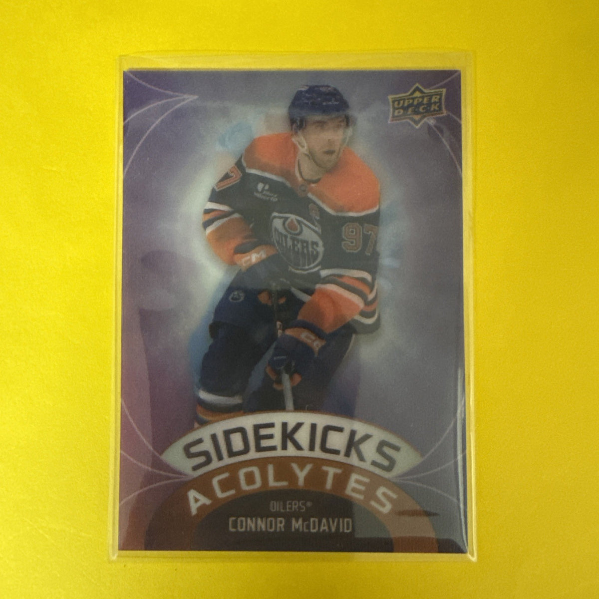 Connor McDavid 26/27 Tim Hortons Card Sidekicks Acolytes - front