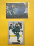Macklin Celebrini 2025/26. O Pee Chee + UD Compositions Cards - front