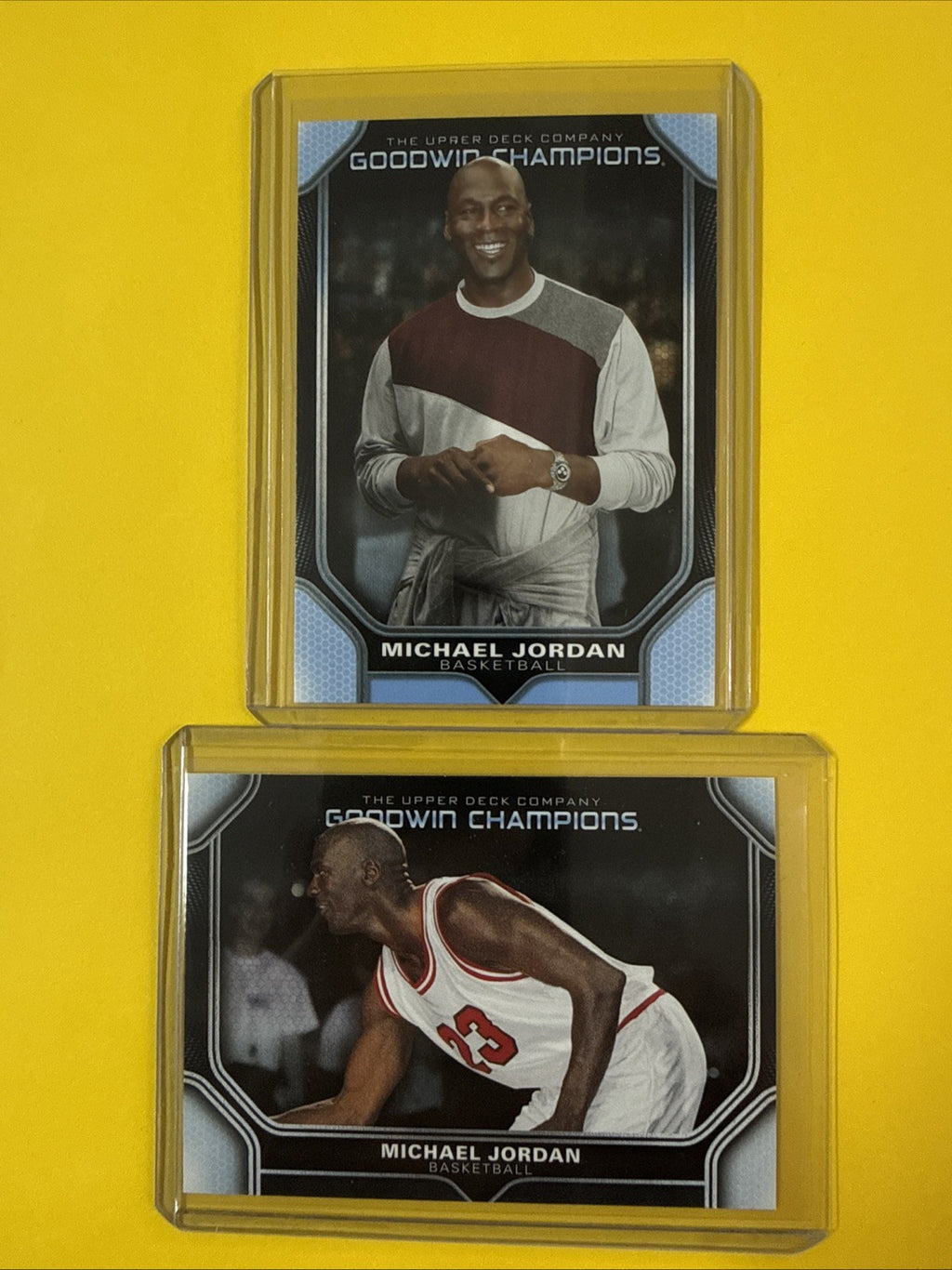 Michael Jordan 2024 Upper Deck Goodwin Champions 2 Cards - front